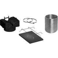Neff Z51GIU1X3 accessorio per cappa Kit di riciclaggio della cappa da cucina, Set di conversione Kit di riciclaggio della cappa da cucina, Nero, Argento, Neff