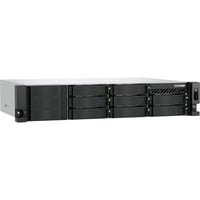 QNAP TS-855EU-8G server NAS e di archiviazione Armadio (2U) Intel Atom® C5125 8 GB DDR4 0 TB QuTS hero Nero NAS, Armadio (2U), Intel Atom®, C5125, 8 GB, DDR4