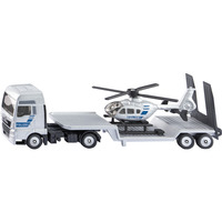 SIKU SUPER MAN camion con elicottero della polizia, Veicolo modello 