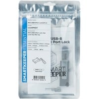 SMARTKEEPER ESSENTIAL Blocco porta Mini USB-B (UL04) + Chiave di blocco Mini (U04), Serratura da infilare 