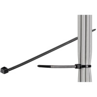 goobay 17069 fascetta Nero 100 pezzo(i), Fascette ferma-cavo Nero, Nero, 5 cm, -35 - 85 °C, 20 cm, 2,5 mm, 100 pezzo(i)