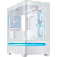 ASUS PRIME AP202 ARGB Mini Tower Bianco, Chassis Tower bianco, Mini Tower, PC, Bianco, micro ATX, Mini-ITX, Metallo, Gaming