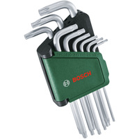 Bosch Set di chiavi esagonali interne a sei lati, 9 pezzi, Cacciavite verde/Nero