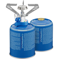 Campingaz Fornello da campeggio Combo Camping Connect + 2 CV 470 Plus, Fornello a gas argento/Blu