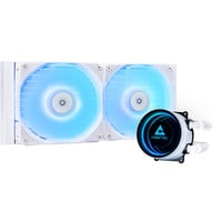 Chieftec ICEBERG 240-RGB-W Case per computer Raffreddatore di liquidi tutto in uno 12 cm Bianco, Raffreddamento ad acqua bianco, Raffreddatore di liquidi tutto in uno, 12 cm, Bianco