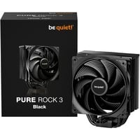 be quiet! Pure Rock 3 Black Processore Raffreddatore d'aria 12 cm Nero 1 pz, raffreddamento CPU  Nero, Raffreddatore d'aria, 12 cm, 2000 Giri/min, 101,2 m³/h, Nero