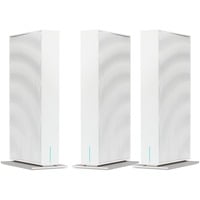 Acer Wave 7 confezione da tre, Router Nero, wifi 7 Mesh Router, EU plug, triple pack, Router da tavolo, Dual-band (2.4GHz + 5GHz or 2.4GHz + 6GHz), Wi-Fi 7 (802.11be), 5764 Mbit/s, 802.11a, 802.11b, 802.11g, Wi-Fi 4 (802.11n), Wi-Fi 5 (802.11ac), Wi-Fi 6E (802.11ax), Wi-Fi 7..., 512 MB