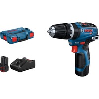 Bosch Trapano avvitatore a percussione a batteria GSB 12V-35 Professional, 12 Volt, Cordless blu/Nero
