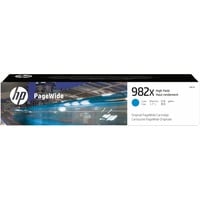 HP Cartuccia ciano originale ad alta capacità PageWide 982X, Inchiostro Alto, Ciano, Inchiostro a base di pigmento, 1 pz, 16000 pagine