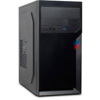 Inter-Tech IT-6502 Romea Micro Tower Nero, Chassis Tower Nero, Micro Tower, PC, Nero, uATX, 14 cm, 29 cm