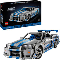 LEGO Technic 42210 Auto Nissan Skyline GT-R (R34) 2 Fast 2 Furious, Modellino da Costruire per Adulti con Funzione Derapata, Giochi di costruzione Modellino da Costruire per Adulti con Funzione Derapata, Set da costruzione, 18 anno/i, Plastica, 1410 pz, 2,05 kg