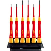 Wiha Set di cacciaviti di precisione PicoFinish electric, Cacciavite rosso/Giallo