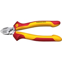 Wiha Tronchese laterale per spelatura Professional electric, Pinze di taglio rosso/Giallo