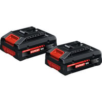 Bosch Batteria Expert EXBA18V-40, 2 pezzi Nero