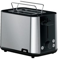 Braun HT 1510 8 2 fetta/e 900 W Nero, Acciaio inox, Tostapane accaio/Nero, 2 fetta/e, Nero, Acciaio inox, Plastica, Acciaio inox, 900 W
