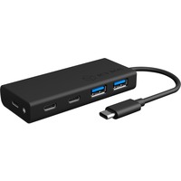 ICY BOX IB-HUB1426-CPD USB 3.2 Gen 1 (3.1 Gen 1) Type-C 5000 Mbit/s Nero, Hub USB Nero, USB 3.2 Gen 1 (3.1 Gen 1) Type-C, USB 3.2 Gen 1 (3.1 Gen 1) Type-A, USB 3.2 Gen 1 (3.1 Gen 1) Type-C, 5000 Mbit/s, Nero, Alluminio, Plastica, 60 W