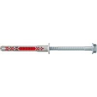 fischer Tassello a gambo lungo DuoXpand 8x80 FUS grigio chiaro/Rosso