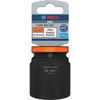 Bosch Bussole a impatto PRO 32mm, 3/4", chiave combinata   Nero