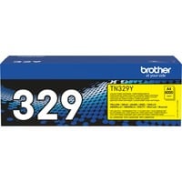 Brother TN-329Y cartuccia toner 1 pz Originale Giallo 6000 pagine, Giallo, 1 pz