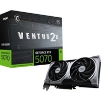 MSI GeForce RTX 5070 12G VENTUS 2X OC NVIDIA 12 GB GDDR7, Scheda grafica GeForce RTX 5070, 12 GB, GDDR7, 192 bit, 7680 x 4320 Pixel, PCI Express 5.0