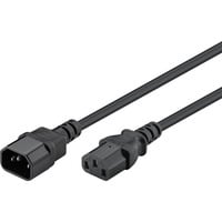 goobay Cavo di prolunga per apparecchiature C14 > C13 Nero