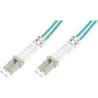 Digitus Cavo patch LWL, duplex, connettore LC > LC, multimodo OM3 turchese