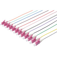 Digitus Pigtail LC Simplex OM4 colorati in massa, Cavo multi colorata