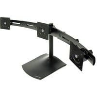 Ergotron DS Series DS100 Triple Monitor Desk Stand 53,3 cm (21") Nero Scrivania, Base per monitor argento, 14 kg, 53,3 cm (21"), 75 x 75 mm, 100 x 100 mm, Nero