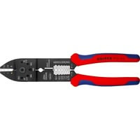 KNIPEX 97 21 215 pinza Crimpatrice rosso/Blu, Crimpatrice, Acciaio, Plastica, Blu/Rosso, 23 cm, 224 g