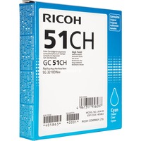 Ricoh 405863 cartuccia d'inchiostro 1 pz Originale Resa elevata (XL) Ciano Resa elevata (XL), Ciano, 1 pz, 2500 pagine, Confezione singola