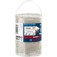 Bosch Expert Abrasivo a rete in rotolo M480, Foglio abrasivo Rotolo di carta vetrata, Grana extra fine, P220, Lavoro di finitura, Sverniciatura, Legno, Beige
