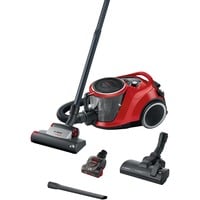 Bosch Serie 6 ProAnimal 2,4 L A cilindro Secco 750 W Senza sacchetto, Aspirapolvere rosso/Nero, 750 W, A cilindro, Secco, Senza sacchetto, 2,4 L, HEPA, Filtro igienico