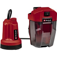 EINHELL GE-SP 18 LL Li (1x4,0Ah) 0,8 bar 4500 l/h, Pompe immersione e pressione rosso/Nero, 0Ah), Batteria, 0,8 bar, 4500 l/h, IPX8, Nero, Rosso