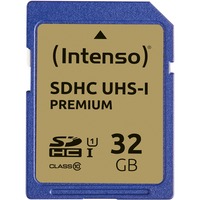Intenso 32GB SDHC UHS-I Classe 10, Scheda di memoria 32 GB, SDHC, Classe 10, UHS-I, 90 MB/s, Class 1 (U1)