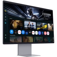 Samsung Smart Monitor M9 - M90SF da 32" UHD, Monitor OLED argento, 81,3 cm (32"), 3840 x 2160 Pixel, 4K Ultra HD, OLED, 0,03 ms, Argento