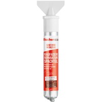 fischer GOW Stucco riparatore per carta da parati ruvida, 70ml, Mastice bianco (matto)