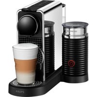 Krups NES CITIZ PLATINUM & MILK XN630D Automatica Macchina per caffè a capsule 1 L, Macchina a capsula accaio, Macchina per caffè a capsule, 1 L, Capsule caffè, 1710 W, Acciaio inox