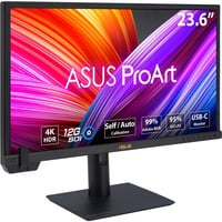 ASUS ProArt PA24US Monitor PC 59,9 cm (23.6") 3840 x 2160 Pixel 4K Ultra HD LCD Nero, Monitor LED Nero, 59,9 cm (23.6"), 3840 x 2160 Pixel, 4K Ultra HD, LCD, 5 ms, Nero