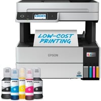 Epson EcoTank ET-5170, Stampante multifunzione grigio/Nero, Ad inchiostro, Stampa a colori, 4800 x 1200 DPI, A4, Stampa diretta, Nero, Bianco