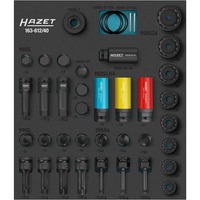 Hazet Set di chiavi a bussola per avvitatore a impulsi 163-612/40, misura 2/3+, chiave combinata   