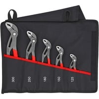 KNIPEX Set di pinze Cobra, 5 pezzi, Set pinze rosso