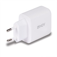 Lindy 73428 Caricabatterie per dispositivi mobili Universale Bianco AC Ricarica rapida Interno bianco, Interno, AC, 20 V, Bianco