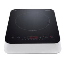 Medion LIFE Piastra a induzione MD 18490, Piastra riscaldante Nero/Bianco