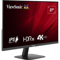 ViewSonic VA VA2708-4K-HD Monitor PC 68,6 cm (27") 3840 x 2160 Pixel 4K Ultra HD LED Nero, Monitor LED Nero (opaco), 68,6 cm (27"), 3840 x 2160 Pixel, 4K Ultra HD, LED, 4 ms, Nero