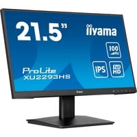iiyama ProLite XU2293HS-B6 Monitor PC 54,6 cm (21.5") 1920 x 1080 Pixel Full HD LED Nero, Monitor LED Nero (opaco), 54,6 cm (21.5"), 1920 x 1080 Pixel, Full HD, LED, 1 ms, Nero