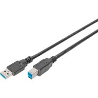 Digitus Cavo di collegamento USB 3.2 Gen 1 USB-A > USB-B Nero