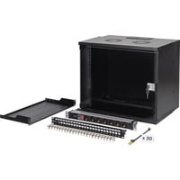 Digitus Set di rete SOHO Pro 19" 540x400 mm (LxP), IT armadio Nero