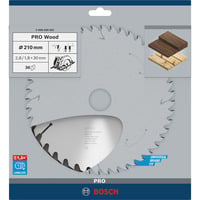Bosch PRO Wood lama per sega circolare, Ø 210mm, 36 denti 