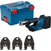 Bosch Utensile da pressatura a batteria GPT 18V-19 Professional solo, 18Volt, Kit TH, Macchina della pressa blu
