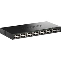 D-Link DGS-1530-52/E switch di rete Gestito L2 Gigabit Ethernet (10/100/1000) Nero, Interruttore Nero, Gestito, L2, Gigabit Ethernet (10/100/1000), Full duplex, Montaggio rack